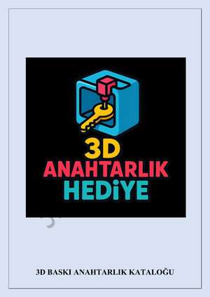 3D ANAHTARLIK e-katalog kapak görseli