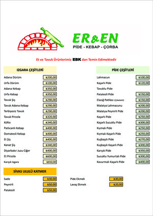 EREN PİDE e-katalog kapak görseli