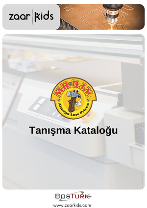 zaarKids Lazer Kesim Katalog e-katalog kapak görseli