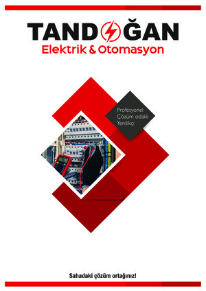 TANDOĞAN ELEKTRİK e-katalog kapak görseli