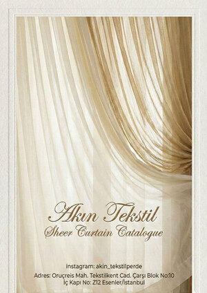 Akın Tekstil Katalog e-katalog kapak görseli