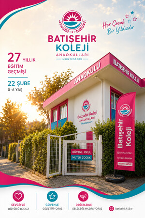 Batışehir Eğitim Kurumları - Anaokulu e-katalog kapak görseli